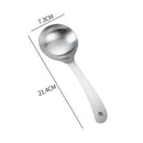 Axyaa Stainless Steel Long Handle Soup Spoon