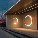 Axyaa Stainless Steel Moon Lamp for Street Garden, Outdoor Wall Sconce