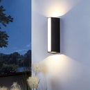 Axyaa LED Outdoor Wall Light Waterproof Sconce 4W Black Aluminum for Porch Garden