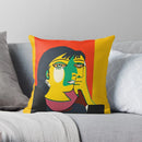 Picasso Abstract Art Decorative Cushion Cover by Axyaa