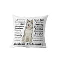 Axyaa Dachshund Dog Velvet Cushion Cover for Living Room Sofa - Home Decor Pillowcase