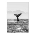 Nordic Whale Poster Good Vibes Only Art Print Axyaa Modern Living Room Decor