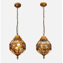 Axyaa Vintage European Style Outdoor Pendant Light for Courtyard Garden