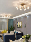 Axya Crystal Ceiling Light for Light Luxury Dining, Living Room & Bedroom