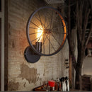 Axyaa Industrial Wall Sconce Light Retro E27 Lamp for Indoor Lighting