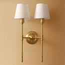 Axyaa Nordic Copper Wall Light Modern Minimalist Bedroom Balcony LED Lamp