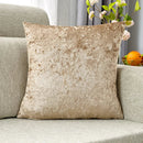 Axyaa Crushed Velvet Cushion Cover 45x45cm for Living Room Sofa Decor