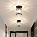 Axyaa Modern Luxury Crystal Ceiling Light for Corridor and Balcony