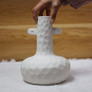 Axya Ceramic Flower Vase, Modern Nordic Decor, Dried Flowers, Living Room & Bedroom Decoration