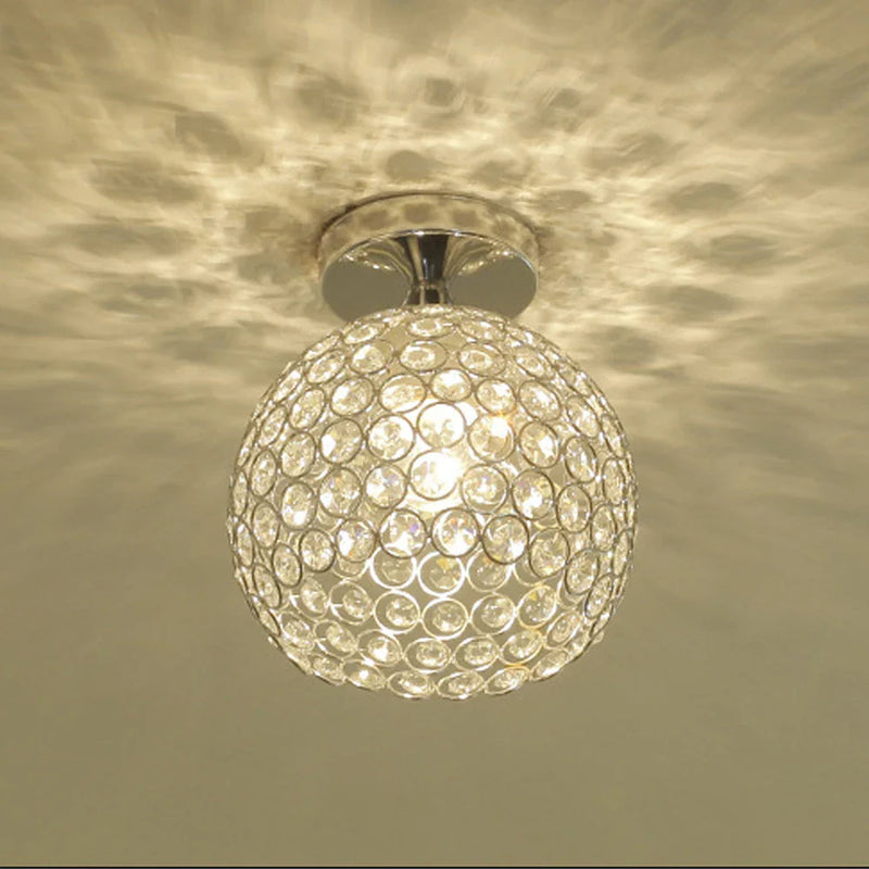 Axya Crystal Ball Ceiling Light - Vintage Nordic Design for Home Decor