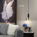 Axyaa Nordic Gold LED Pendant Light Chandelier for Living Room & Bedroom