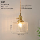 Axyaa Nordic Copper Pendant Light: Modern Glass Hanging Lamp for Kitchen, Dinning, Living Room