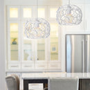 Axyaa Industrial Cage Pendant Light for Kitchen Living Room Bedroom