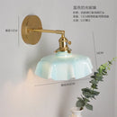 Axyaa LED Wall Lamp Modern Nordic Design 4 Colors Glass Light Switch