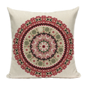 Bohemian Linen Cushion Cover 45x45 for Sofa - Axyaa Brand Home Decor