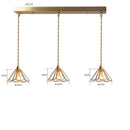 Axyaa Glass Copper LED Pendant Lamp Japanese Vintage Style for Bedroom Bar Cafe