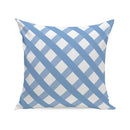 Axyaa Navy Blue Stripes Throw Pillow Cover - 45X45CM Decorative Cushion for Home