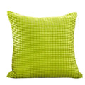 Axyaa Corduroy Cushion Cover 45x45cm Soft Home Decor Pillow for Sofa and Car