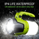 Axya 200W Portable Waterproof Work Light Rechargeable Camping Flashlight Torch