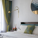 Axyaa Rotatable G9 Wall Sconce Black/Gold Bedside Lamp