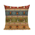 Axyaa Merry Christmas Decor Pillow Cover Set 45x45cm Linen Noel Cushion Cases