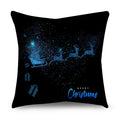 Axyaa Christmas Polyester Cushion Cover - Tree Gifts Print - Xmas Home Decor