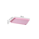 Axyaa Nordic Plastic Serving Tray: Rectangular Kitchen Dinnerware & Organizer