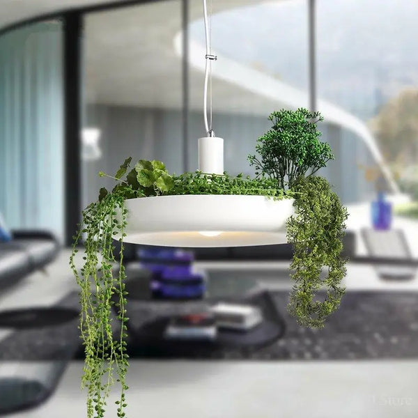 Axyaa Plant Flower Pendant Light Potted Indoor Hanglamp LED Modern Fixture