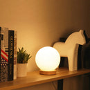 Axya Glass Ball LED Table Lamp for Home Decor Lighting