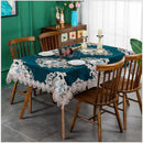 Axyaa Embroidered Dining Table Cover for Elegant Home Decor