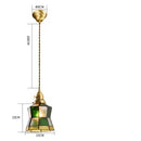 Axyaa Glass LED Pendant Lights 4W Dinning Living Room Japanese Vintage Hanging Light
