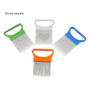 Axyaa Stainless Steel Vegetable Slicer Fork - Kitchen Tool for Onion, Tomato, and Fruit