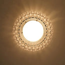 Axyaa Clear Gold Acrylic Pendant Light for Modern Dining Room décor.