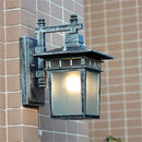 Axyaa Retro Black Outdoor Wall Lamp LED Sconces Waterproof Decorative for Home Aisle