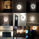Axyaa Acrylic WIFI Wall Light for Home Decor & Hotel Sconce