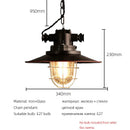Axyaa Retro Loft Pendant Chandelier for Home and Office Lighting