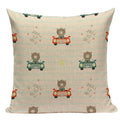 Axyaa Nordic Bear Cushion Cover 45x45cm Cute Cartoon Animal Pillow Case
