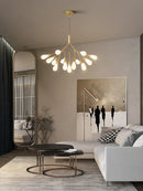Axya Firefly Chandelier - Luxury Nordic Light Fixture for Bedroom, Restaurant, and Bar