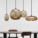 Axyaa Nordic Glass Knot Pendant Chandelier for Modern Bedroom Lighting