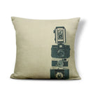 Axyaa Retro Record Camera Pillow Cover - 45X45CM