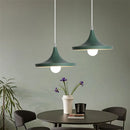 Axyaa Macaron Color Ceiling Lamp: Nordic Modern Aluminum Pendant Light