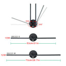 Axyaa Adjustable LED Wall Lamp for Bedside, Foyer & Corridor in Black/White - Modern Design