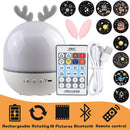Axyaa Starry Sky Music Projector with BT Speaker – Bedroom Night Light & Decor