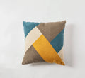 Axyaa Abstract Geometric Cotton Embroidery Cushion Cover Home Decor