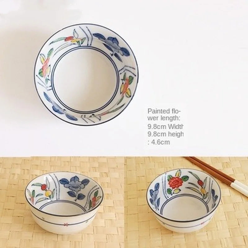 Axya Ceramic Bowl Set for Restaurant and Home - Multi-model, Multi-pattern Bone Bowls.