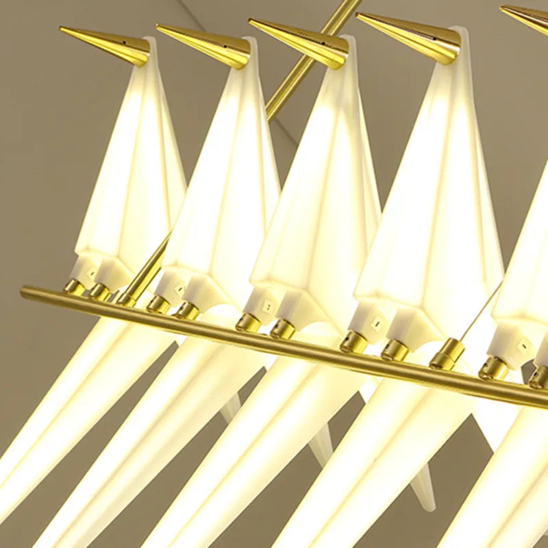 Axyaa Origami Bird LED Chandelier for Living Room, Restaurant, Children's Room