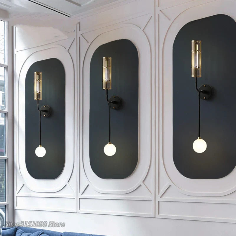 Axyaa Nordic LED Wall Lamps for Stylish Living Room Decor