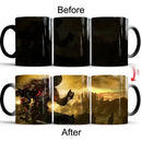Axyaa Color-Changing Heat Sensitive Coffee Mug - Hot Cold Temperature Tea Cup