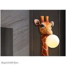 Axyaa Kids LED Giraffe Wall Lamp – European Style Children's Wall Light