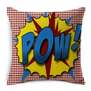 Axyaa POP Art Pineapple Throw Pillow Cover - Modern Decorative Cushion